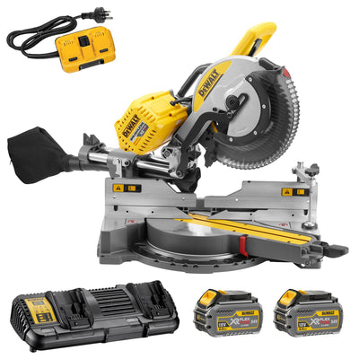 Troncatrice 305 mm XR FlexVolt 2x54 V 6,0 Ah Brushless + AC/DC DeWalt