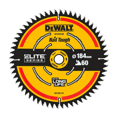 Lama Elite per troncatrice a batteria DCS365 184 x 16 mm 60 denti DeWalt DT1670-QZ
