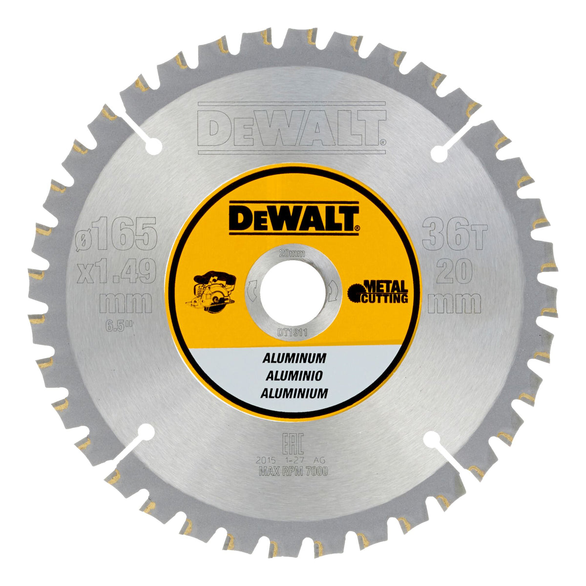 Lama Taglio Alluminio DeWalt DT1911-QZ
