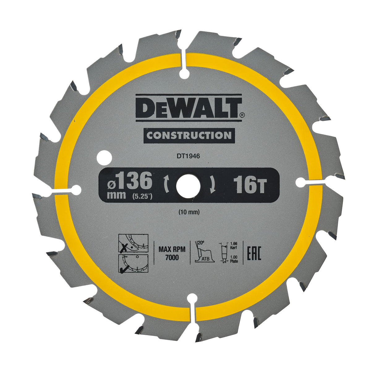 Lame specifiche per Sega Circolare a Batteria DeWalt DT1946-QZ