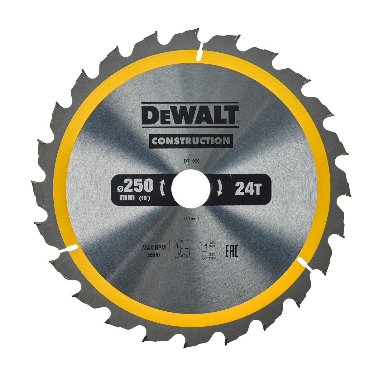 Lama 250x30mm DeWalt DT1956-QZ