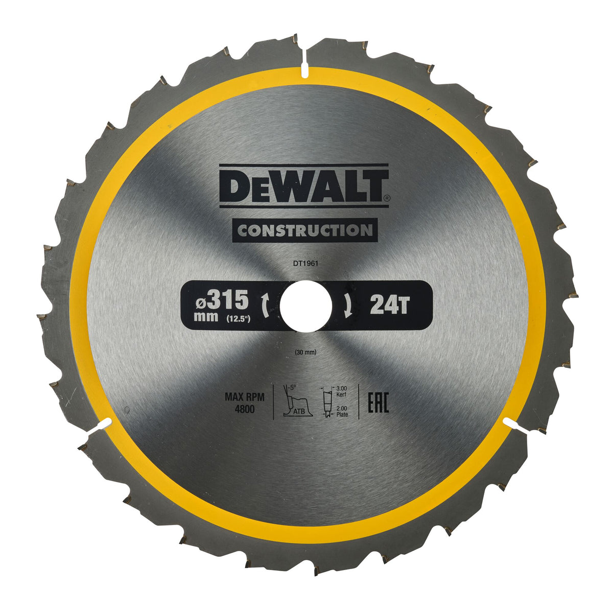 Lama 315x30mm DeWalt DT1961-QZ