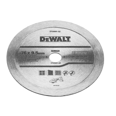 Disco per taglio Piastrelle di ceramica, marmo, porcellana 76 x 10 x DeWalt