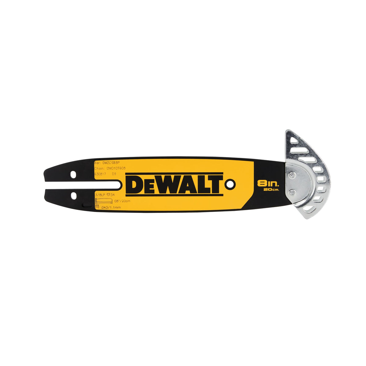 Barra ricambio per elettrosega a catena potatore barra 20 cm DeWalt