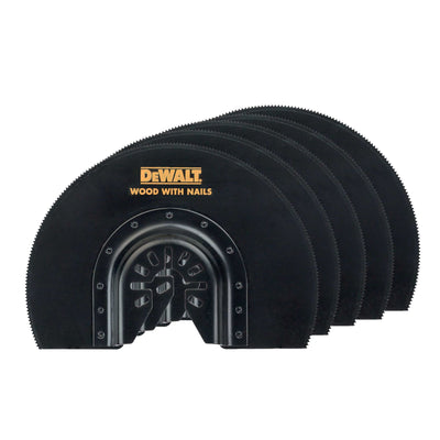 5 lame per tagli a filo su legno con chiodi DeWalt DT20729-QZ