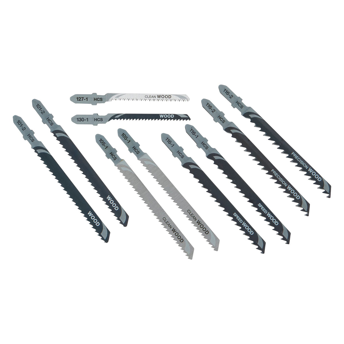 Set 10 pezzi per il taglio del legno DeWalt DT2290-QZ