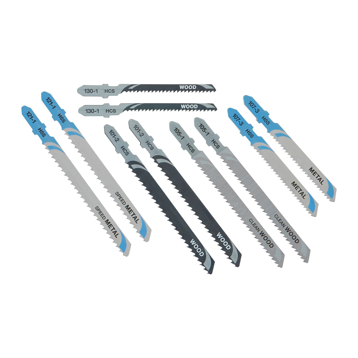 Set 10 pezzi per tagli su legno/metallo DeWalt DT2294-QZ