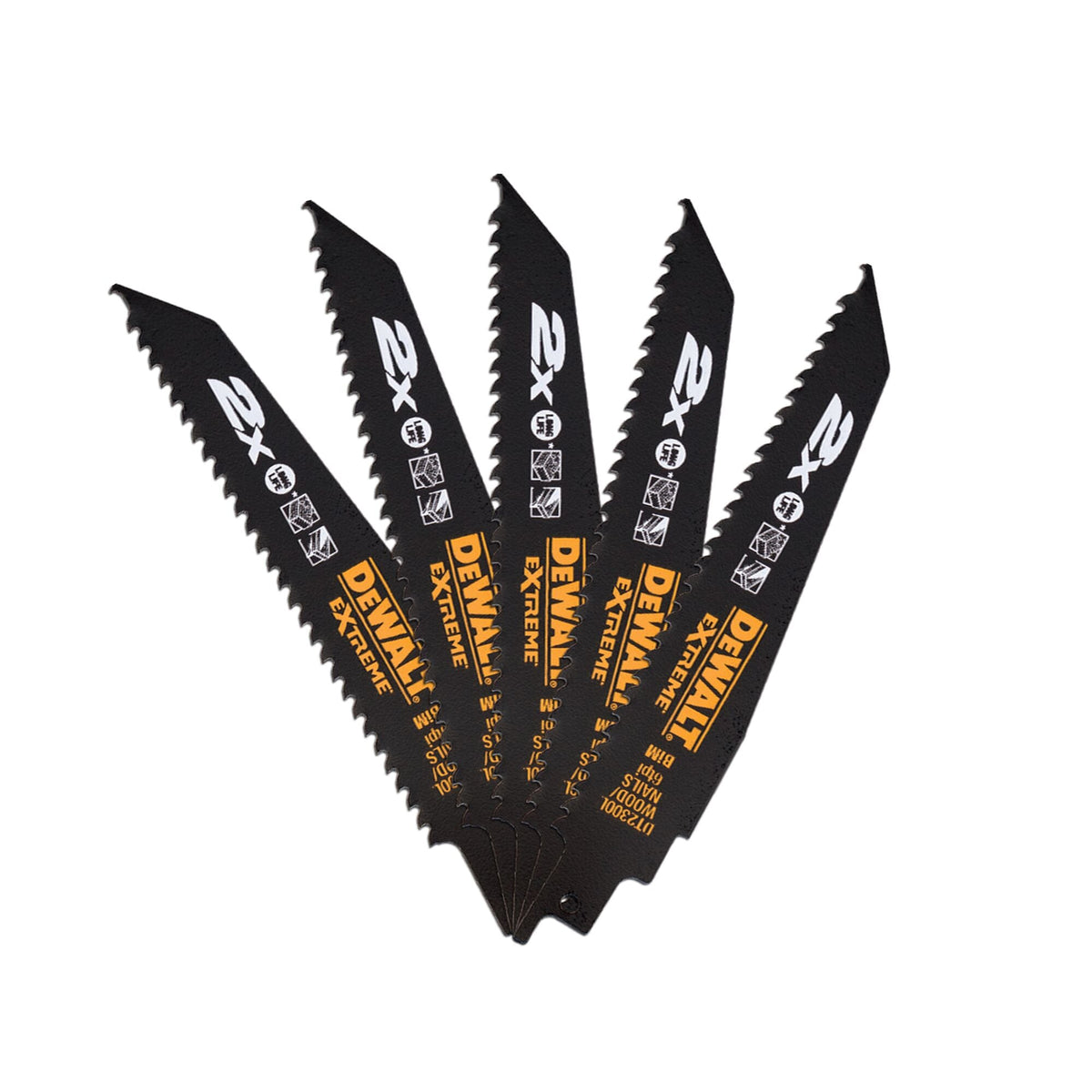 Lame per seghe 152mm x 4,2mm (5pezzi) DeWalt DT2300L-QZ