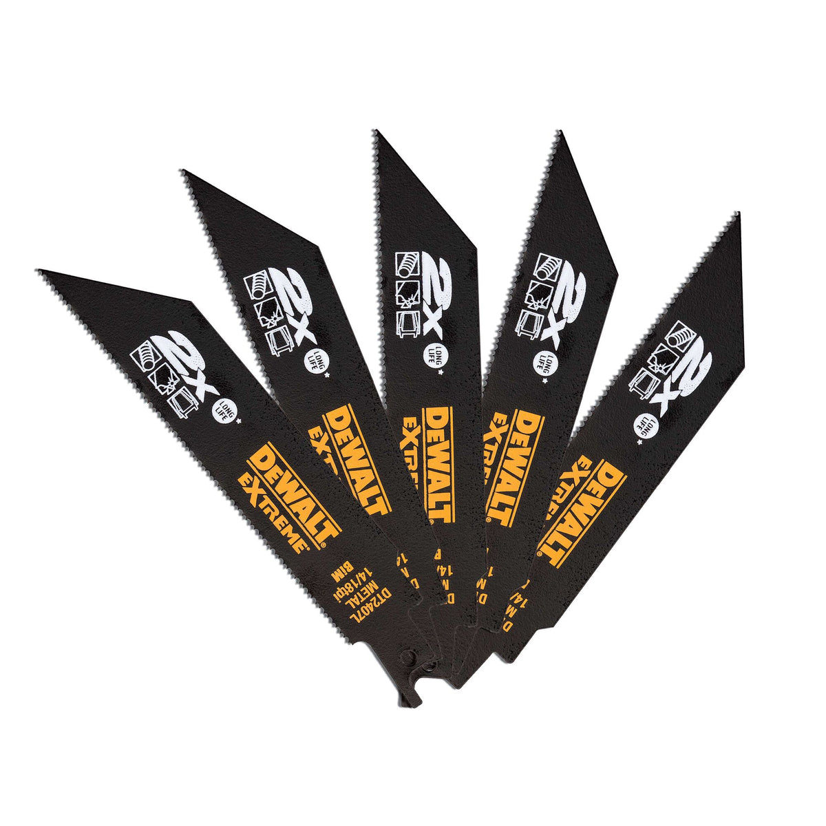 152mm 14/18 TPI per Tagliare Metalli 2X Life DeWalt DT2407L-QZ