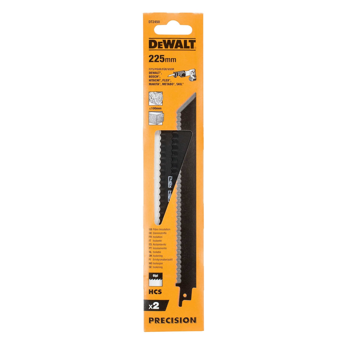 Lama per materiali isolanti DeWalt DT2450-QZ