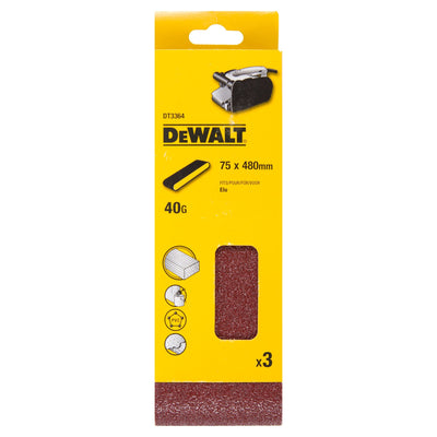 Nastri abrasivi 75 x 480mm DeWalt DT3364-QZ