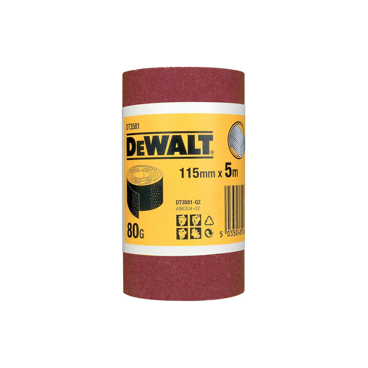 Rotolo abrasivo da 5 m DeWalt DT3581-QZ