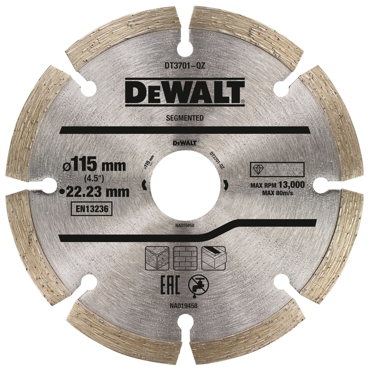 Dischi diamantati DeWalt DT3701-QZ
