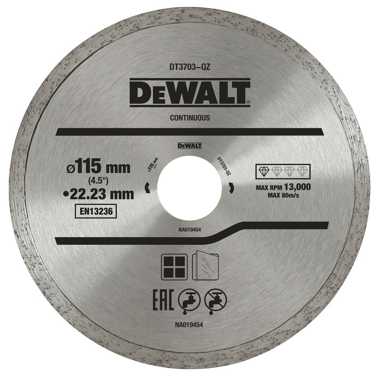 Dischi diamantati DeWalt DT3703-QZ