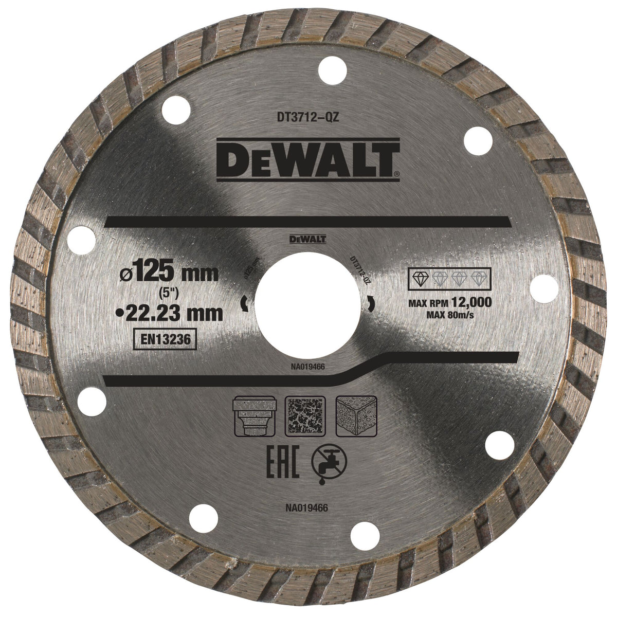 Dischi diamantati DeWalt DT3712-QZ