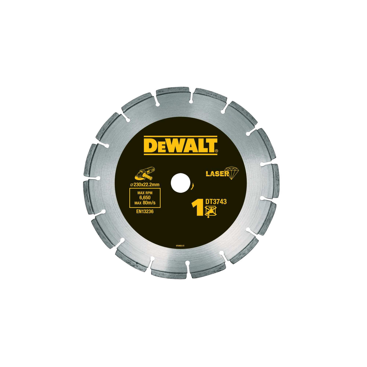 Dischi saldati al laser per materiali da costruzione DeWalt DT3743-XJ