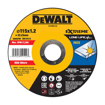 Disco da taglio OSA ad alte prestazioni DeWalt DT43903-QZ