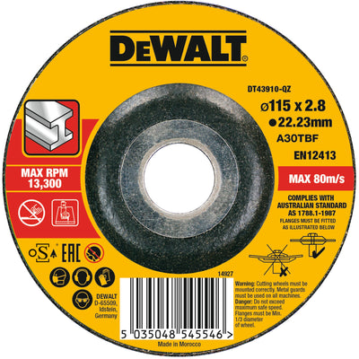 Disco da taglio OSA ad alte prestazioni DeWalt DT43910-QZ