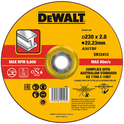 Disco da taglio OSA ad alte prestazioni DeWalt DT43913-QZ