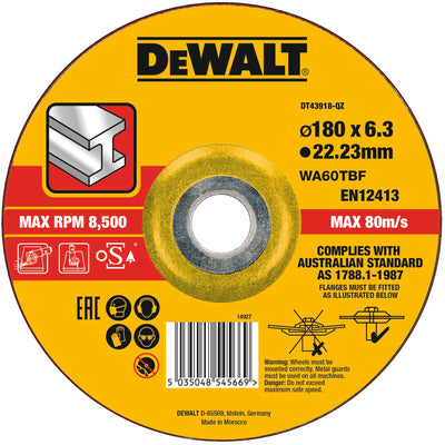 Disco abrasivo OSA ad alte prestazioni DeWalt DT43918-QZ