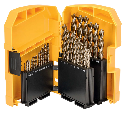Set 29 pezzi Punte Cobalto HSS-E in cassetta di plastica DeWalt DT4957-QZ