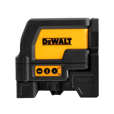 Livella laser + linea verticale e oriozzontale + 2 punti piombo - Raggio rosso DW0822-XJ DeWalt