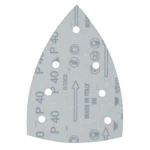 E-23416 Carta abrasiva certificata FSC attacco velcro DELTA 80x130mm