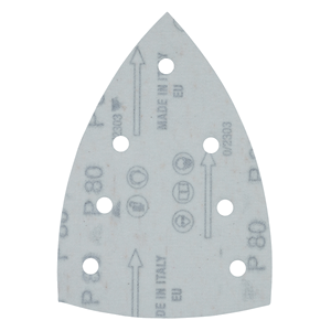 E-23438 Carta abrasiva certificata FSC attacco velcro DELTA 80x130mm