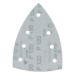 E-23450 Carta abrasiva certificata FSC attacco velcro DELTA 80x130mm