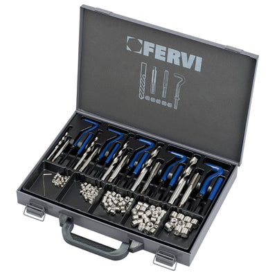 Kit riparazione filetti metrici f-coil Fervi