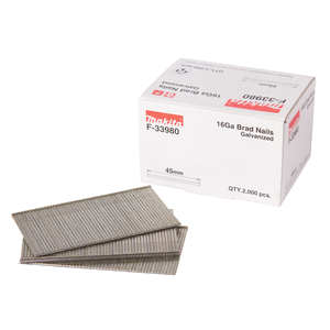 F-33980 Groppini, 16 Ga, 1,6x45mm, 2.000pz Makita