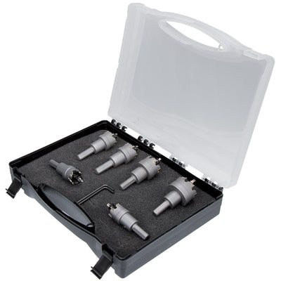 SET SEGHE A TAZZA CON INSERTI IN METALLO DURO Fervi