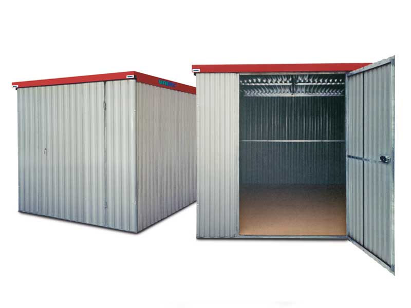Unimec Box Container in Lamiera. Mod. Fg12cl/e. Con Tubi Zincati
