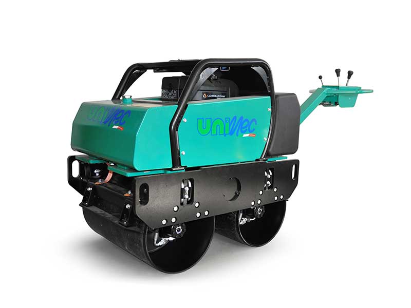 Unimec Compattatore Doppio Rullo Vibrante Mod. Fg28700. Materiali