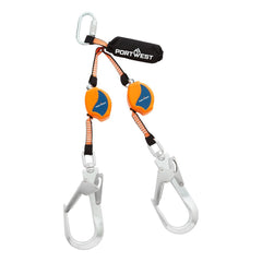 Cabo anticaídas retráctil doble 2,5 m 140 kg Portwest FP81