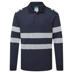 Polo ignifuga antistatica a manica lunga PW3 Modaflame Portwest FR733