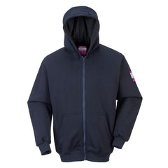 Felpa con cappuccio e zip frontale FR Modaflame Portwest FR81