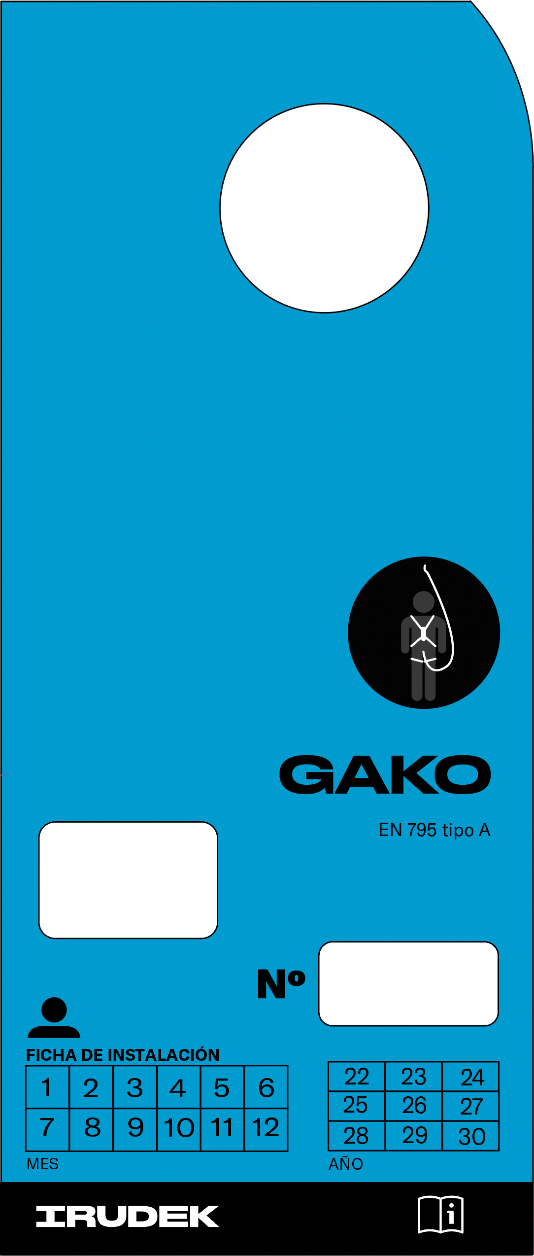Ancoraggio GAKO PLATE Irudek AMES Srl
