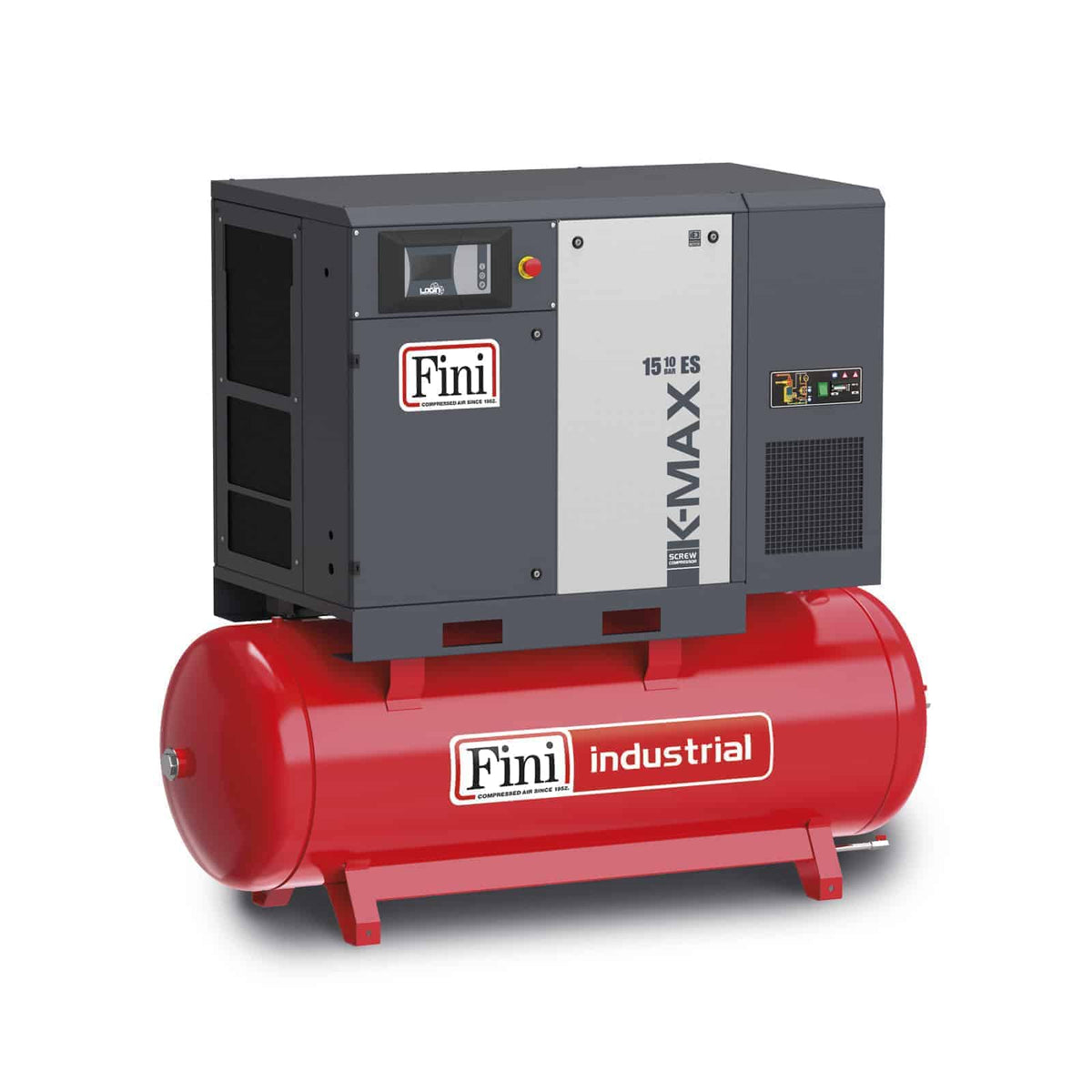 K-MAX 15-13-500 ES Compressore a vite con trasmissione diretta - Fini Compressori
