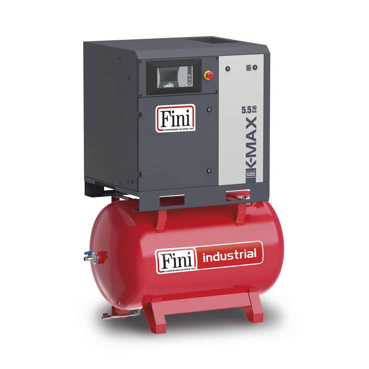 K-MAX 7.5-10-270 Compressore a vite con trasmissione diretta - Fini Compressori