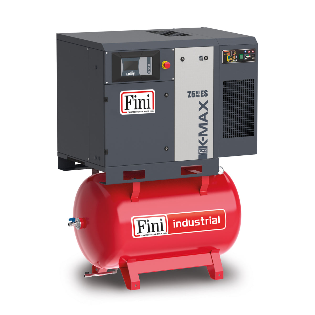 K-MAX 7.5-13 ES VS Compressore a vite con trasmissione diretta - Fini Compressori