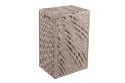 Cesto portabiancheria con coperchio Kaya 60 L cipria Curver