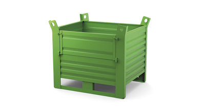Contenitori portata 1500 kg con porta in lamiera Comi Storage