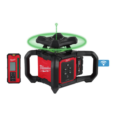 Livella Laser Rotante M18 300 M Raggio Orizzontale e Verticale Verde Milwaukee