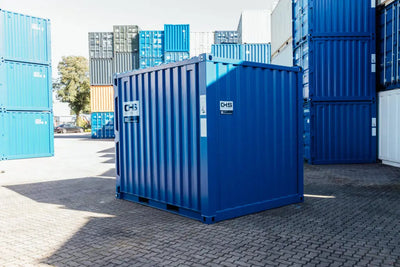 Container Blu di 10 Piedi Nuovo Garico Box