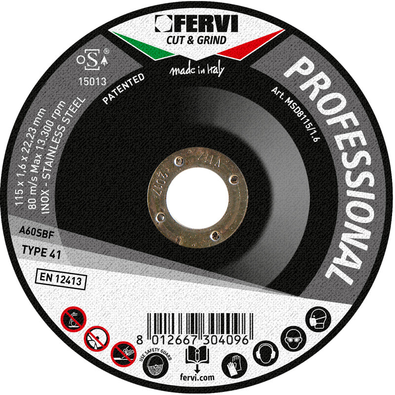 Disco DA sbavo strong cut Fervi