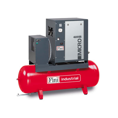 MICRO SE 3.0-10-200 ES Compressore a vite con trasmissione a cinghia - Fini Compressori