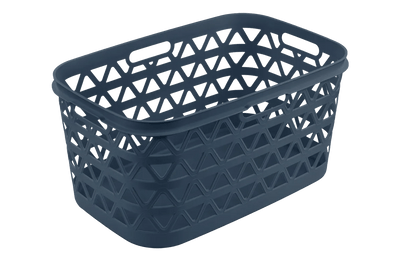 Cesta portabiancheria Oceana 45 L blu notte Curver