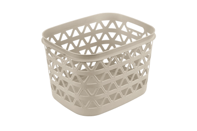 Cesta portabiancheria Oceana 30 L off white Curver