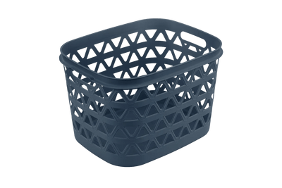 Cesta portabiancheria Oceana 30 L blu notte Curver